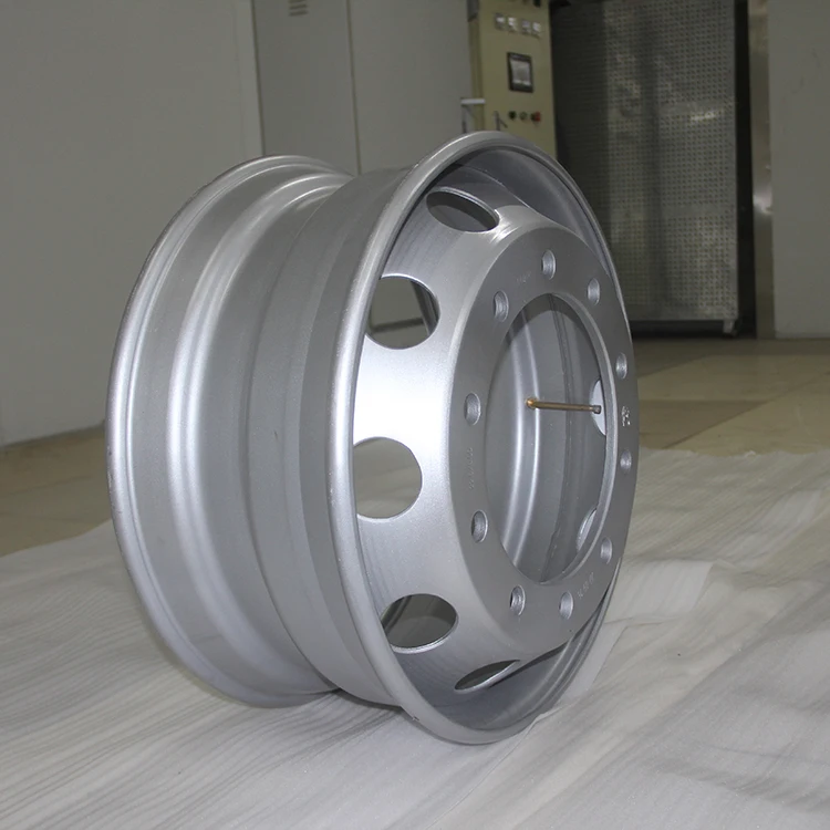 China Factory Wholesale Tubeless Heavy Duty Truck Steel Wheel Rim 8.25x22.5 22.5x8.25 9.00x22.5 22.5x9.00 For Tyre Size 11r22.5