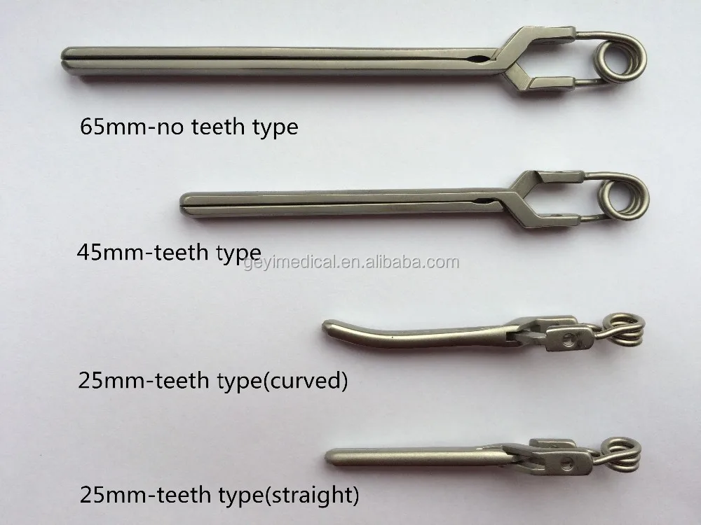 Geyi laparoscopic instruments bulldog clamp clip applier artery clip applier