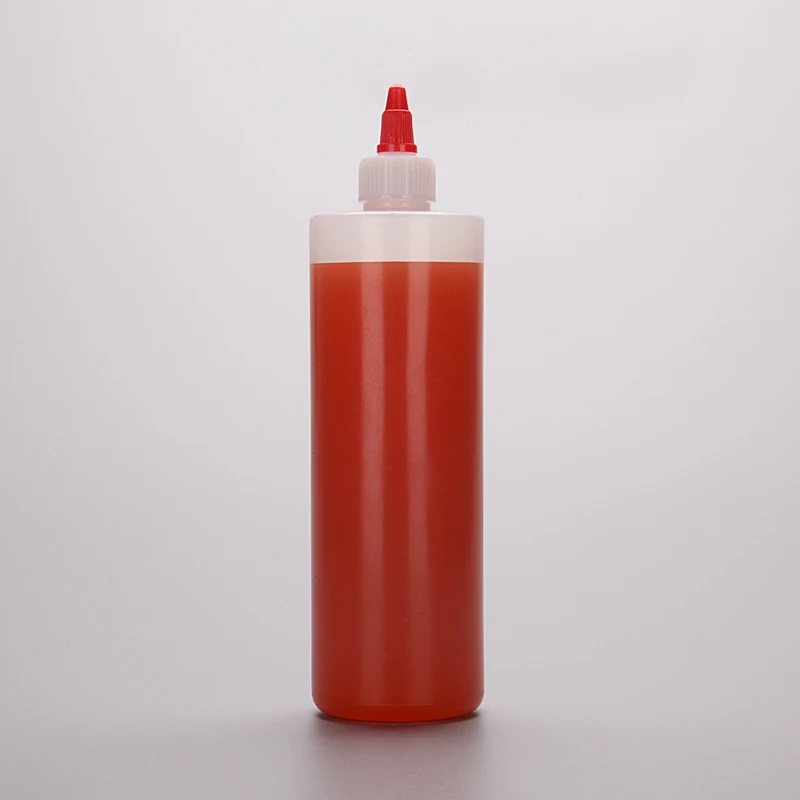 16oz 480ml Food Grade Plastic Squeeze Sauce Bottle for Ketchup