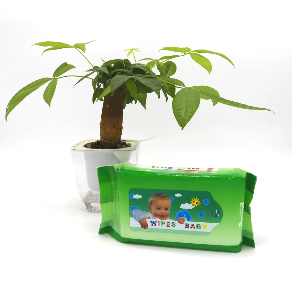Natural Plant Formula Private Packaging For Baby Wipes Liquid Disinfect Baby Wet Wipe Warmer