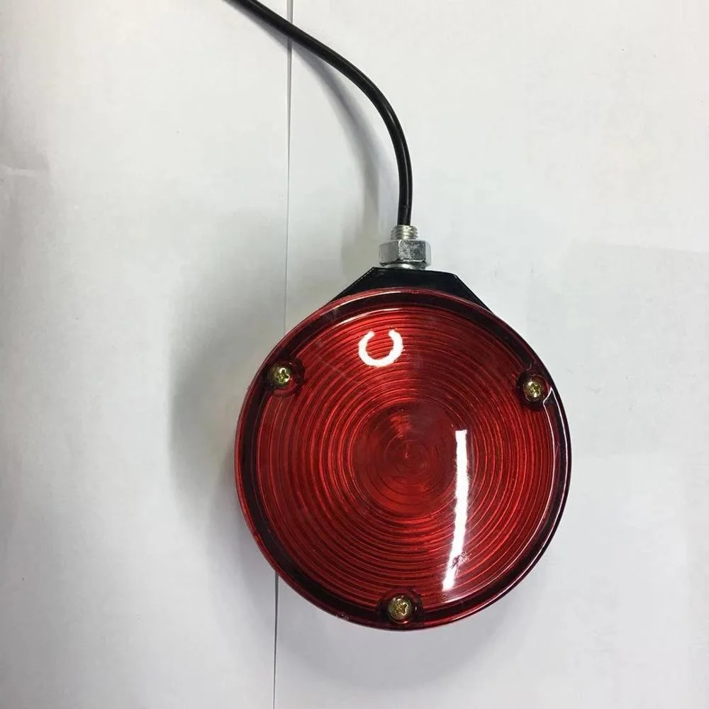 Super bright Vehicle Car truck trailer plastic frame 12v 24v bulb amber double faces trailer tail light