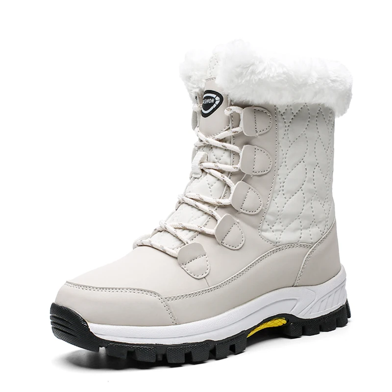 Wholesaler fashion best selling warm winter bow female snow boots