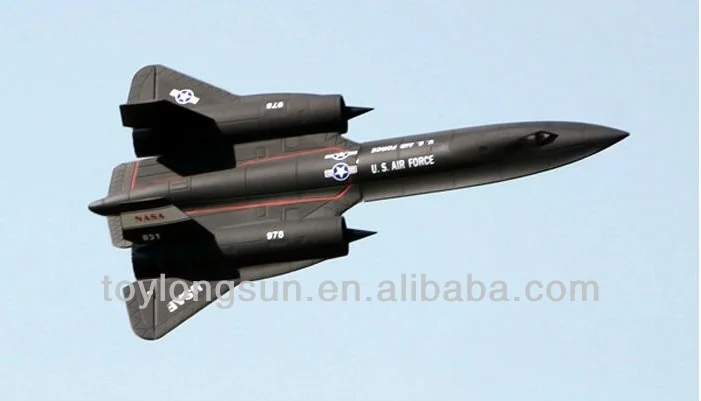 2.4G fastest speed toy in the world SR71 Rc airplane