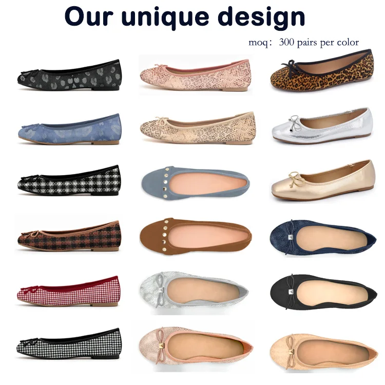 Ready to ship ladies casual flats fitness walking shoes female ballerinas other trendy shoes slip on shoes for women