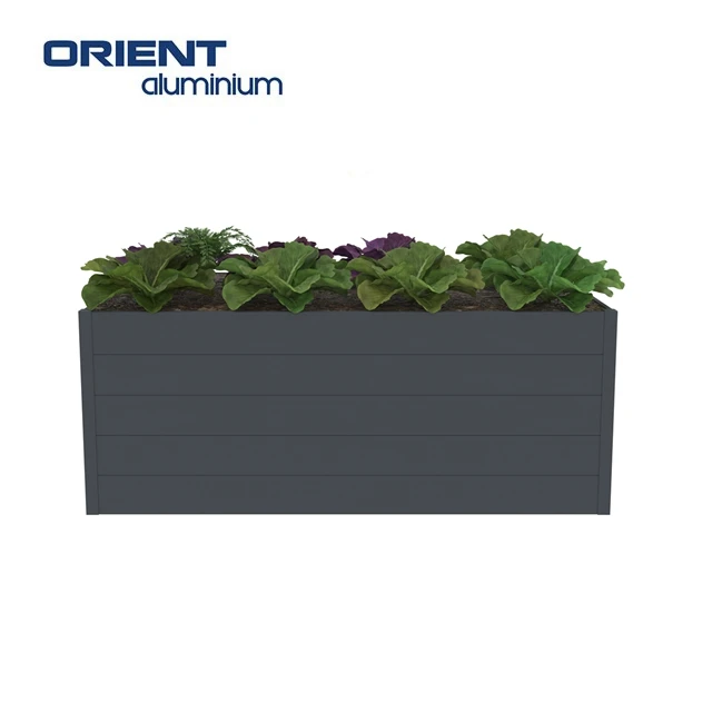 Good Selling Durable Decorative Metal Outdoor Aluminium Garden flower pots & planters