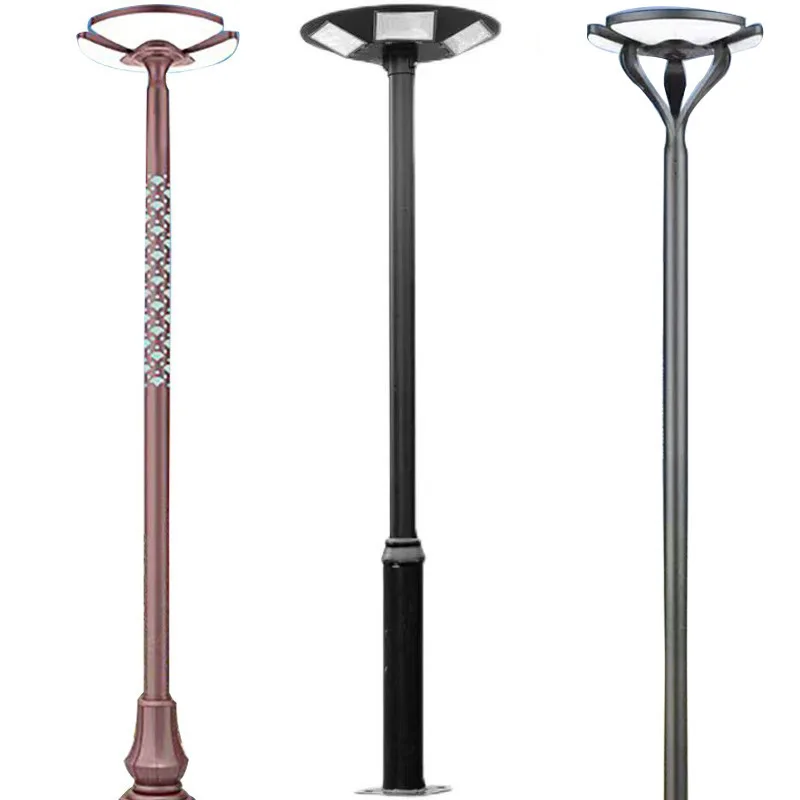 Outdoor Garden Landscape Solar Pole Lights UFO LED Solar Street Lights 300W 500W 1000W UFO Solar Light
