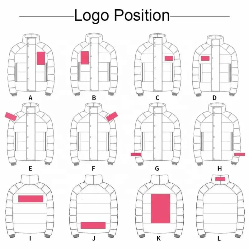 OEM Custom Design Fashion Shiny Winter Coat Men Puffer Down Jacket custom puffer jacket