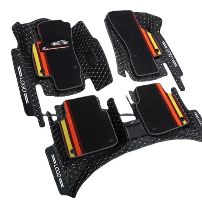 Car Floor Mats All Weather Anti-Slip Waterproof Floor Liners Car Mat Interior Accessories 4 Pieces Floor Wholesale Custom Car Ma