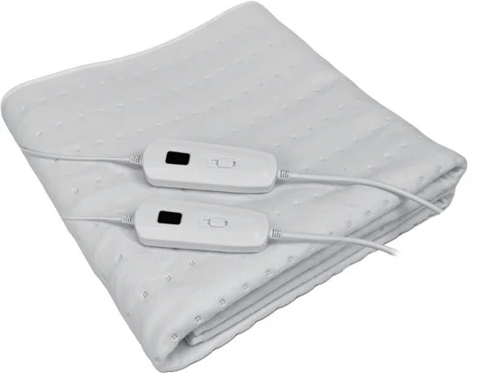 Hot Selling Electric Under Blanket 160x140CM 100W 3 Heat Settings GS CE RoHS Home Warm Use in Bed Winter Machine Washable