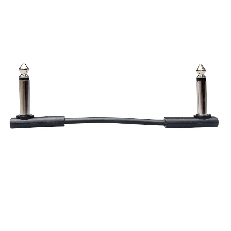 90 degree angle 1/4inch mini bass effect leads wire cord guitar pedals effects patch cable