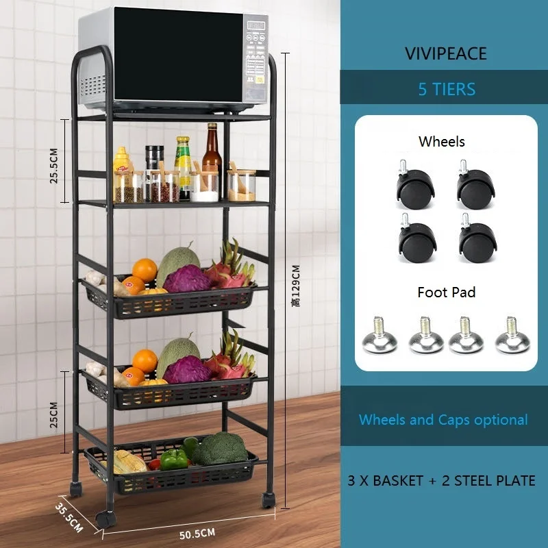 Heavy Duty metal plastic Storage Rack Organizer Metal Corner Shelf for Kitchen Living Room Laundry Pantry Bathroom