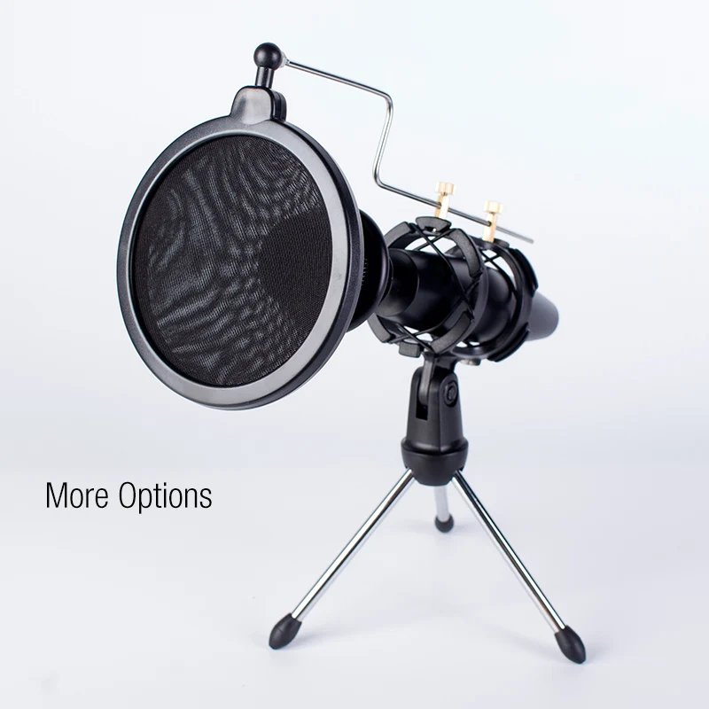 OEM wholsaler foldable mini tripod microphone table stand for desk