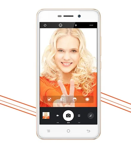 Full netcom 4G мобильный телефон большой экран смартфон шрифт Дешевый Интернет камера