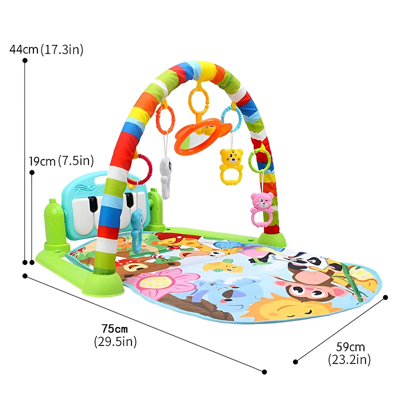 Factory Direct Sales Kids Piano Floor Crawling Wholesale Baby Play Mats, Mats Baby, Baby Crawl Play Mat