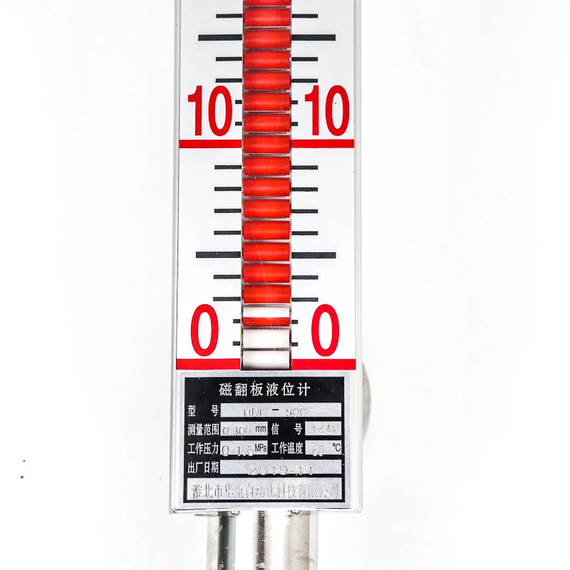 Top Side Mounted Magnetic Bypass Level Gauge For Fuel Tank