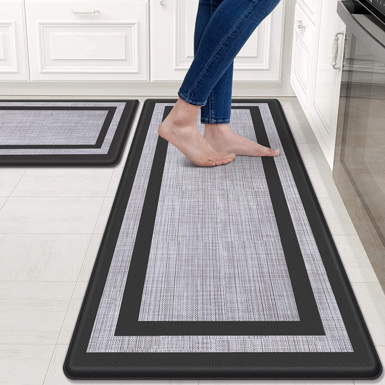 New Design Anti fatigue mats kitchen rugs waterproof kitchen mats and rugs