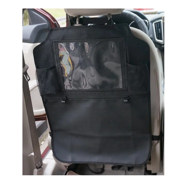 leather car organizer back seat toy organizer with tray