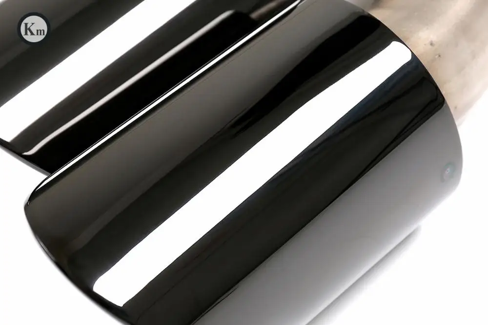 KM  for  Cayenne  GTS style 958  2015-2017  exhaust tip exhaust pipes muffler tips tail pipe black titanium
