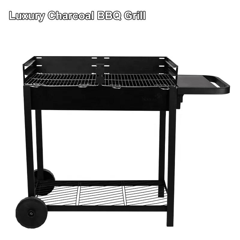 Luxury Portable large outdoor barbecue grill charcoal bbq grills for patio garden backyard party
