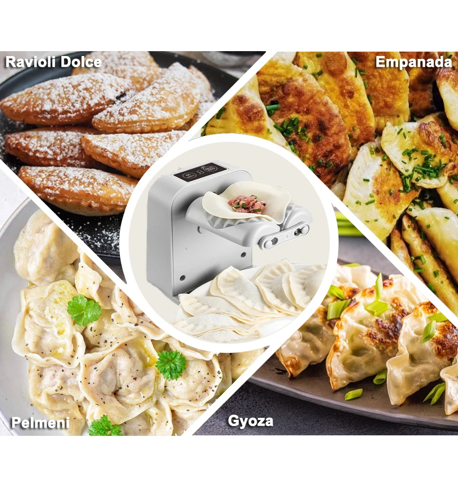 Pelmeni Ravioli Dolce South Korea Dumpling wrapper Small Plastic Electric Automatic Dumpling Maker For Home