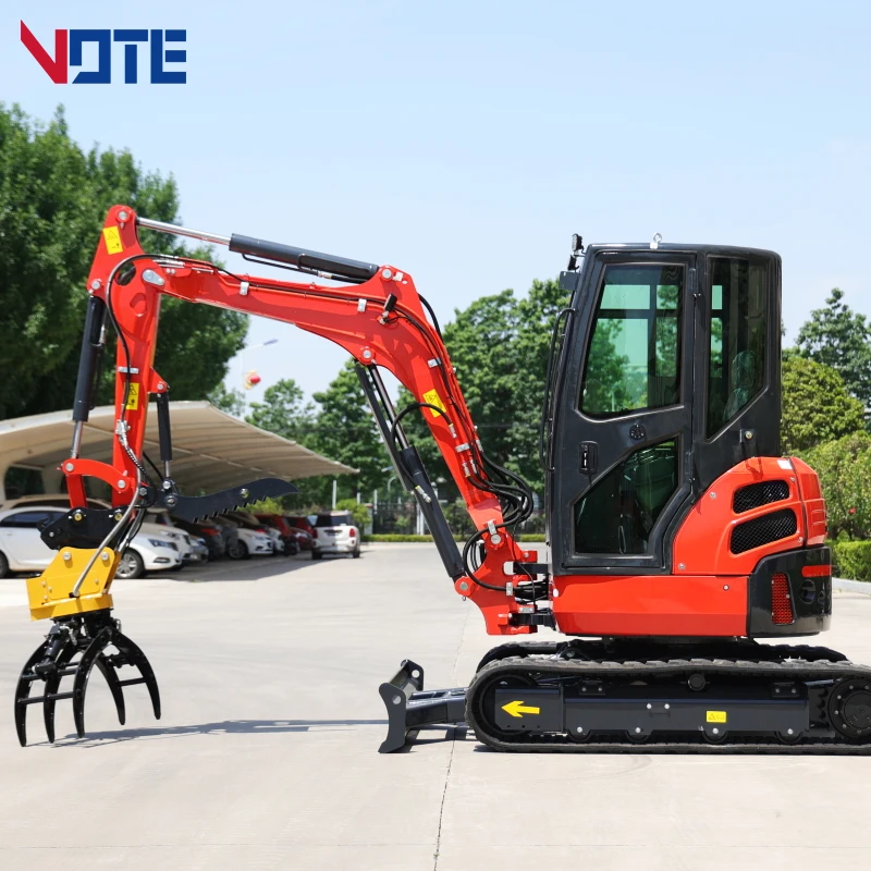 free shipping Mini Excavator 2.5 Ton EPA Farm New Crawler Digger Compact Mini Bagger Kubota Engine Excavators Machine Price
