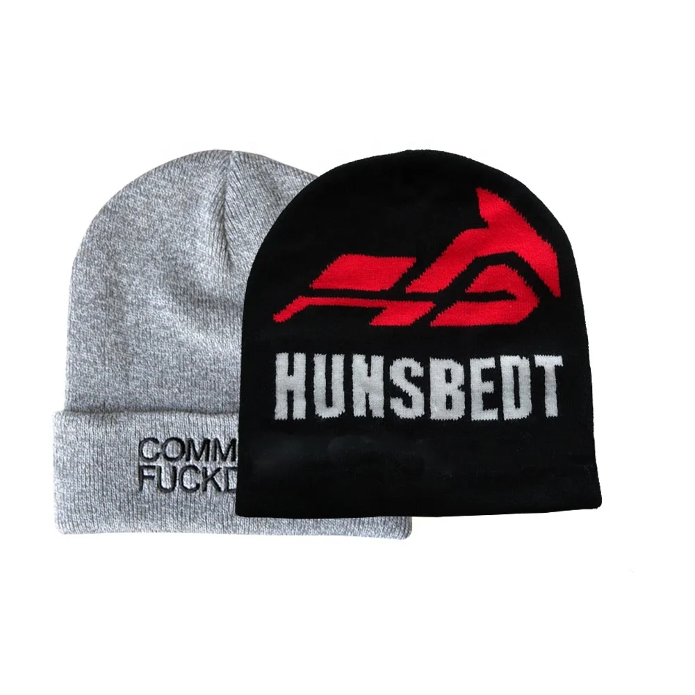 Custom made printing  Beanies For Women Winter Beanie Hat Cap For Men