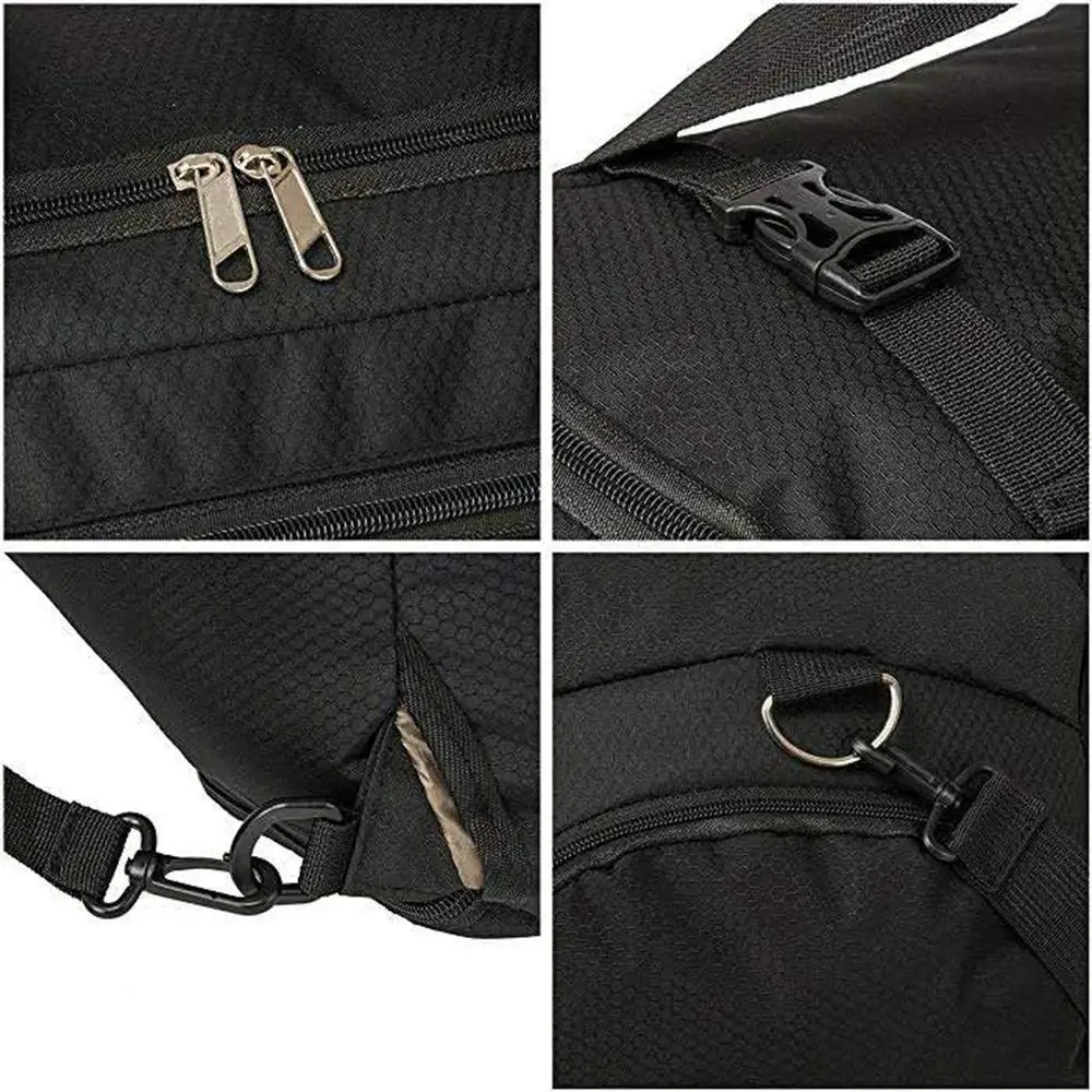 FREE SAMPLE Travel Duffle Bag Backpack with 2 Shoes Compartment for Women and Men Duffle Bag Large Size