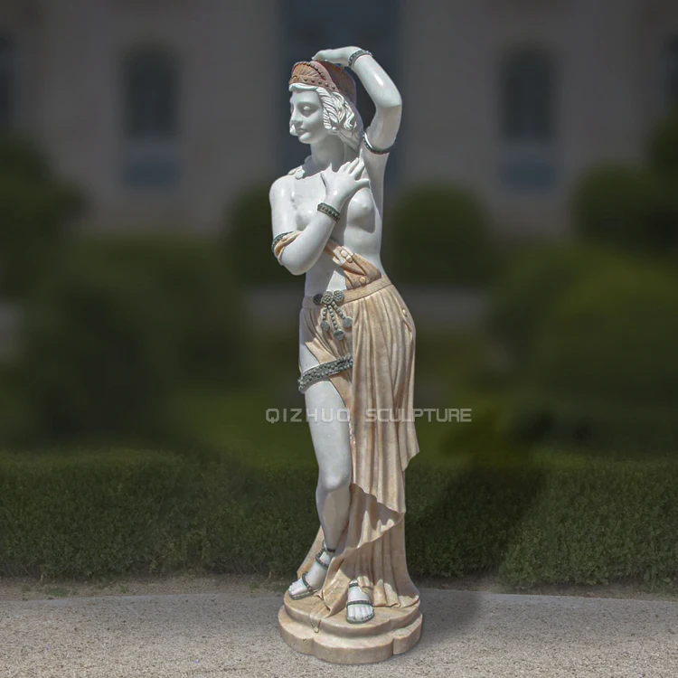 life size stone garden lady female sculpture marble woman nude figure statue