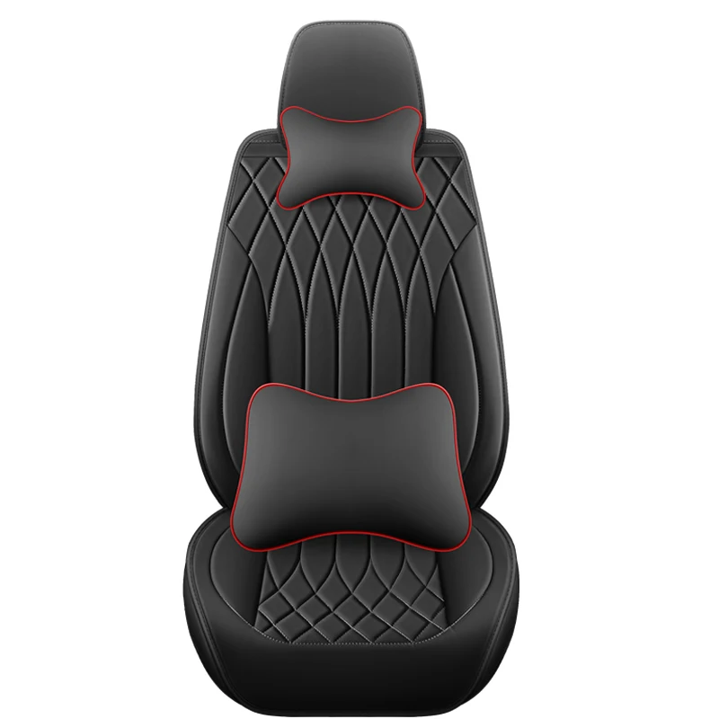 Универсальные Кожаные чехлы на сиденья для Jeep Grand Cherokee WK2 Skoda Superb 3 Mercedes W203 VW Golf MK2 аксессуары четырех сезонов