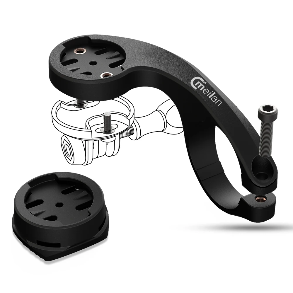 Meilan C2 F-Mount Dual Sided GPS Bike Computer Mount for Finder Oval Blade Meilan Bike Holder Innovative Bike Mount