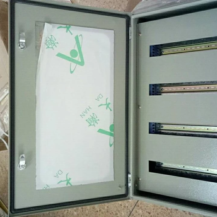 Power Distribution Box outdoor use waterproof box  Metal Enclosures Steel Electrical Enclosures with Din rails