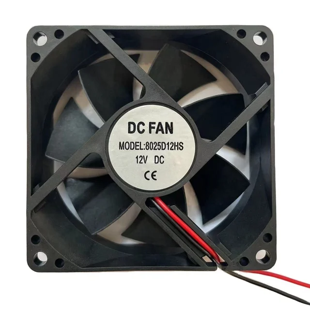 DC 5V 12V/24V/48V DC8025 осевой вентилятор охлаждения