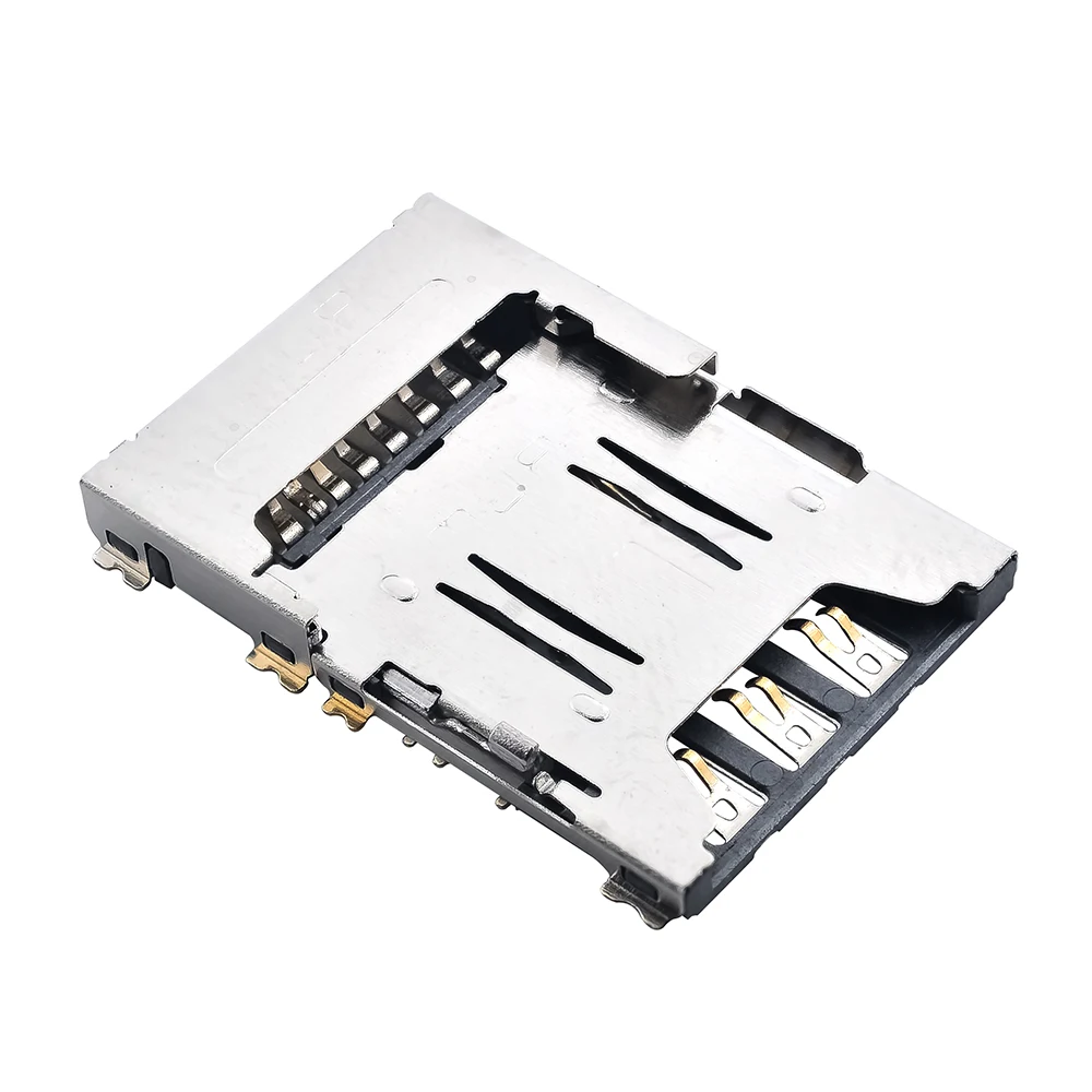 MUP Manufacturer  8Pin Micro SD + NANO SIM Card Holder Puller Type for Body Scale Voice Recorder