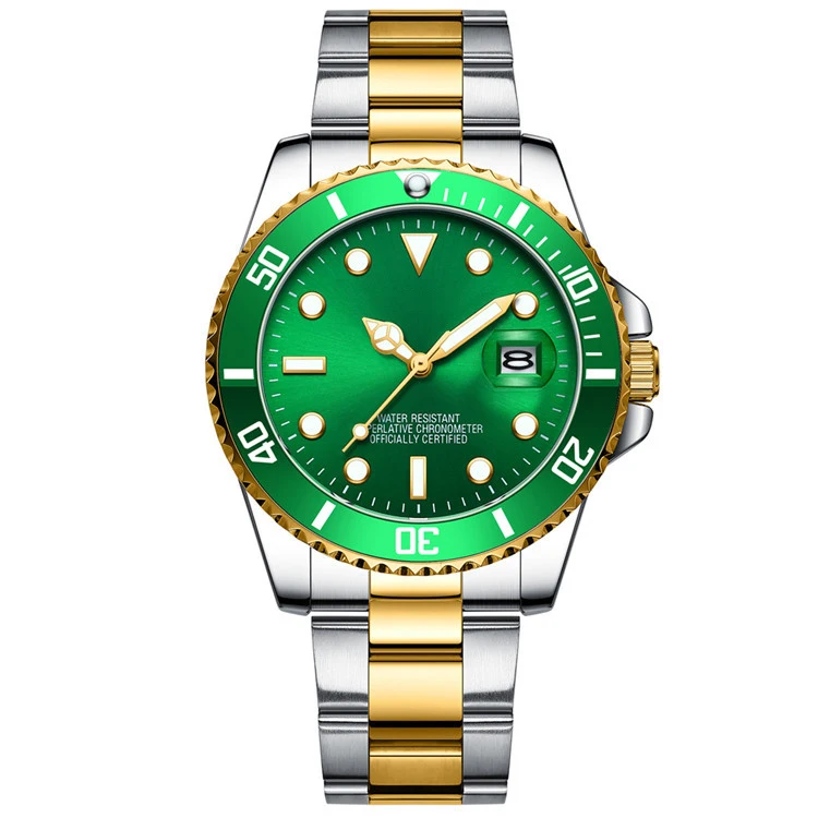 OEM Top Quality Sport Watches for Men Waterproof Classic Stainless Steel Luxury Man Wrist Business Date Quartz Watches