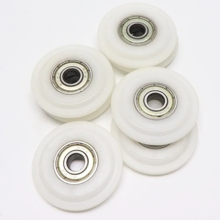 Plastic Nylon roller pulley 608 Y type POM roller pulley wheel for sliding door window