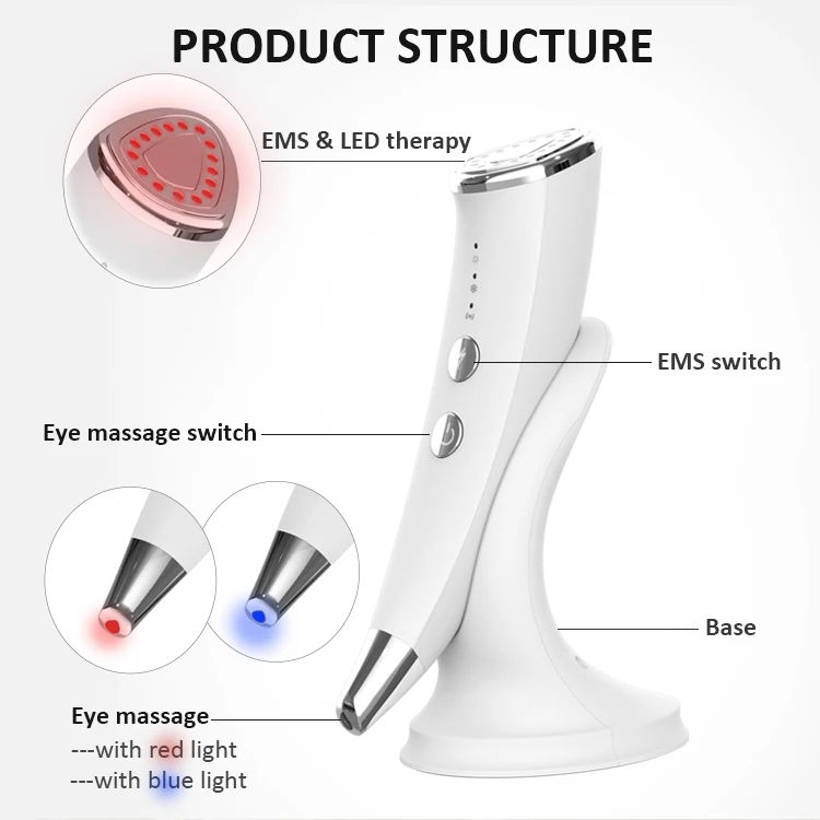 EMS Physiotherapy Led Photon Ems Skin Rejuvenation Eye Lifting Beauty Machine