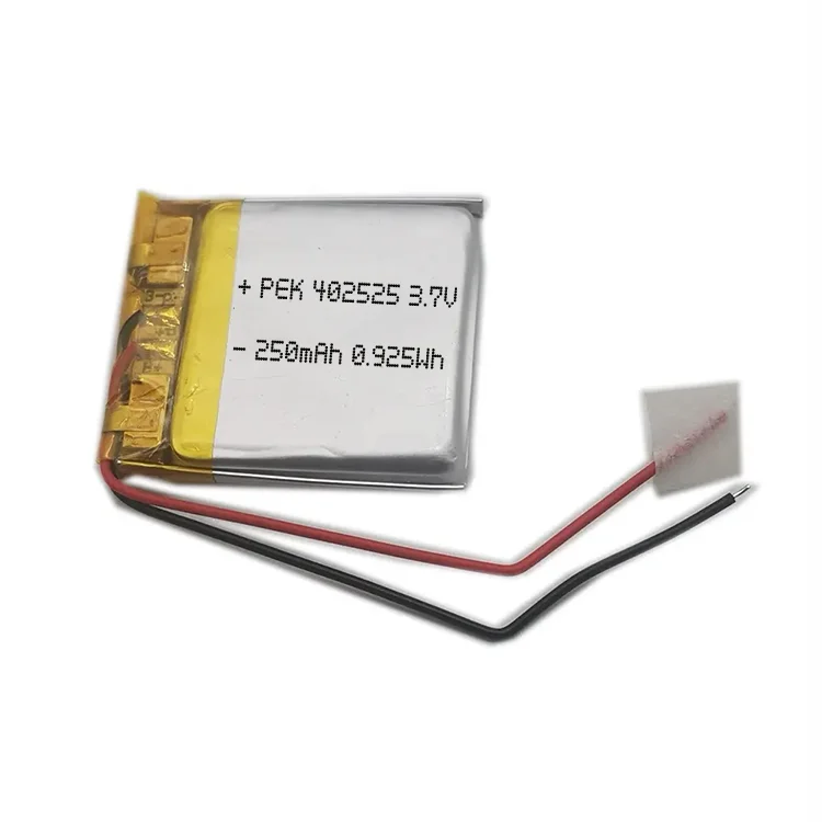 peeik 402525 250mAh 3.7V AI Q&A machine AI recording pen Safety-certified Batteries Low Self-discharge Rate