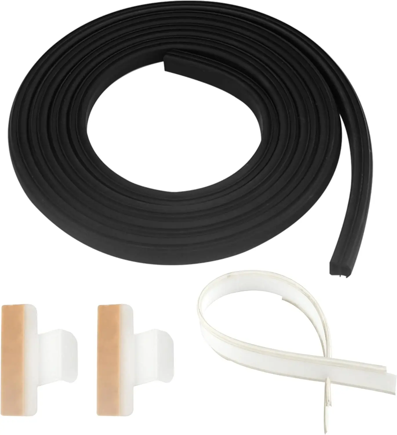 Комбинированный комплект уплотнений нижней двери посудомоечной машины, включая 154827601 уплотнение двери, 809006501 нижнее уплотнение и 154701001 брызговик