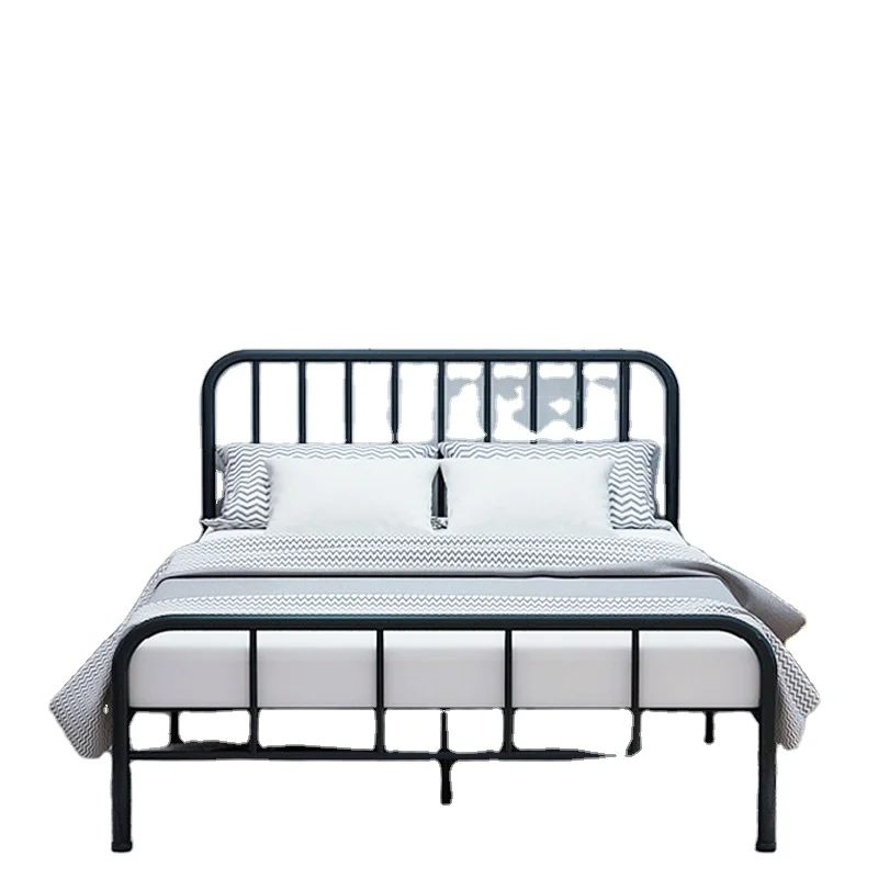 Latest Design Lucifer Queen Size king size Metal Bed Frame steel Twin Size Bed