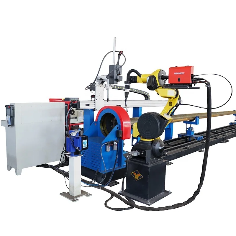 Light Pole Baseplate Welding Machine Robot Welding