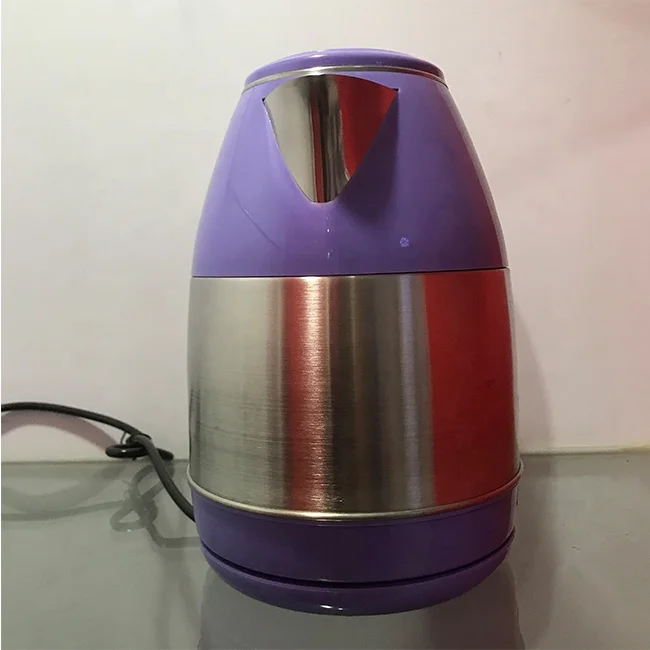 Household high quality stainless steel 1.8L electric tea kettle stainless steel double layer kettle CE CB Double wall kettle