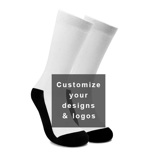 
Blank sublimation personalized school private label printed custom logo no slip compression socks men no minimum order 