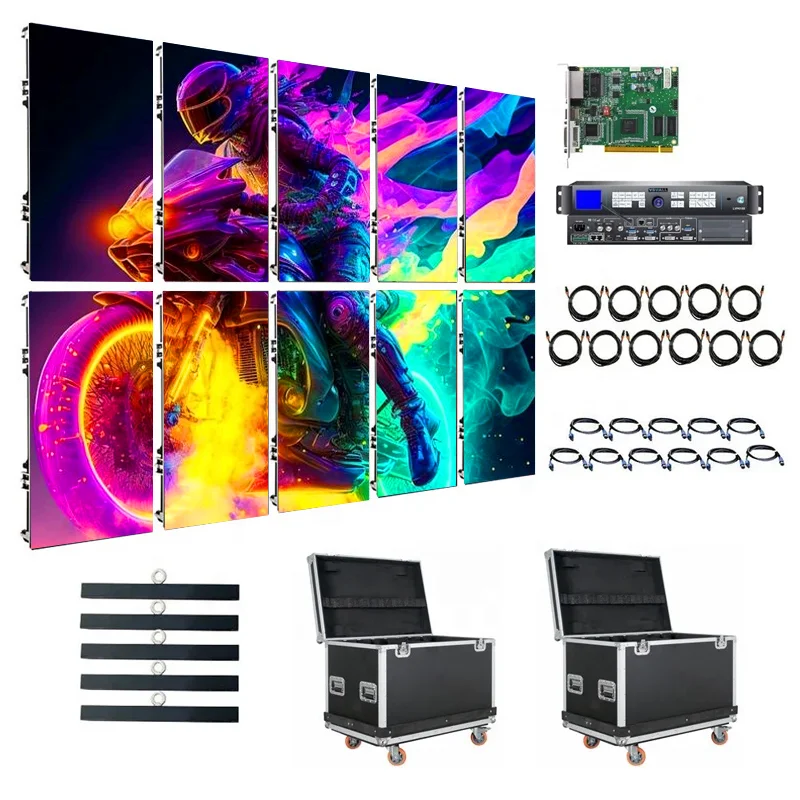 1.56mm 2.6mm 2.9mm 3.9mm 4.8mm Seamless Splicing Led Panel Display P2.6 P2.97 P3.91 P4 Outdoor Indoor Stage Screen With All Part