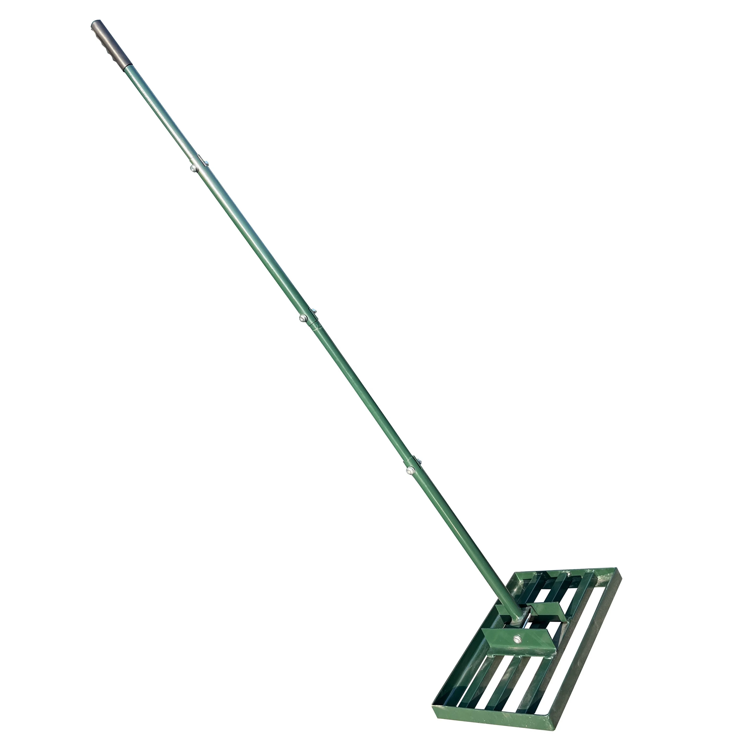 Manual Lawn Leveler with Adjustable Handle Garden Soil Leveling Tool for Grass Golf Field Level or Dirt Ground
