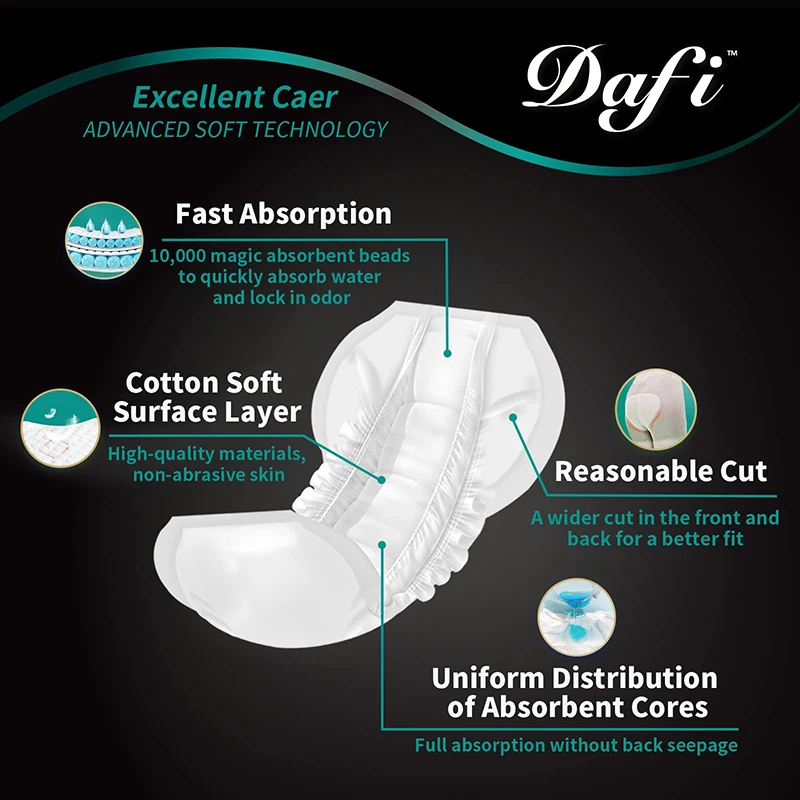 Free Sample Dry Surface Adult Care Disposable Adult Diapers Booster Nappies Absorbency Incontinence Insert Pad