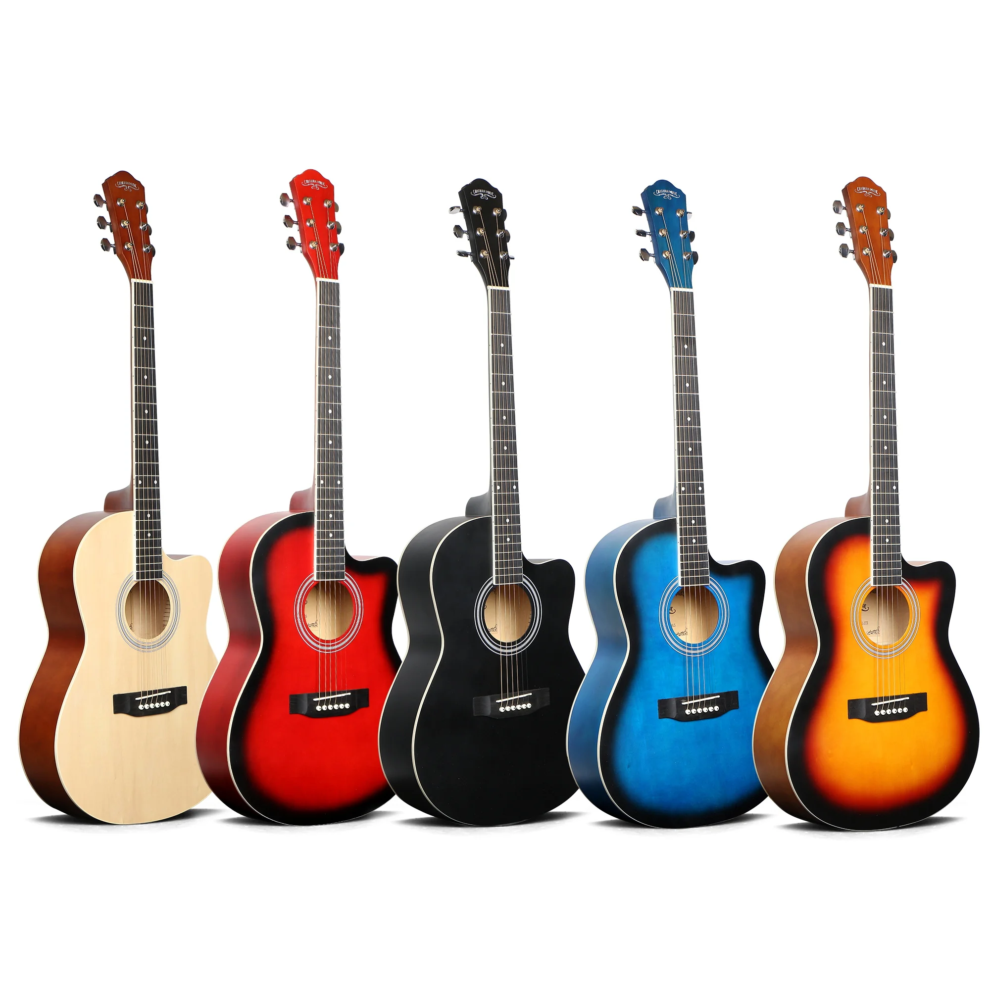 Factory wholesale 39 inch high quality acoustic guitar