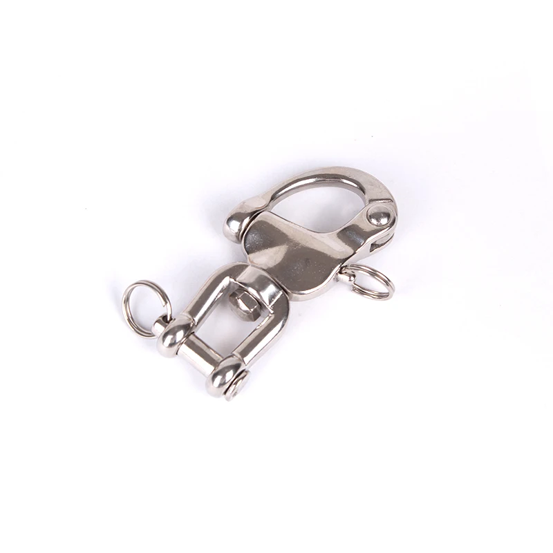 Quality Special Quick Release Stainless Steel Marine Hardware Jaw Swivel Snap Shackle