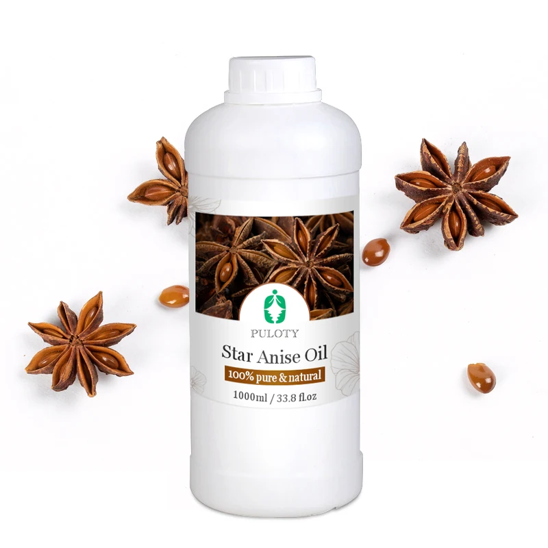 Wholesale bulk aniseed oil free sample star anise oil private label pure natural organic star anise essential oil for perfume