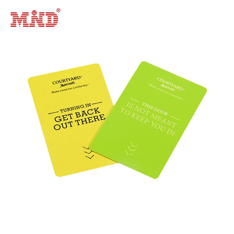 MIFARE Ultralight C Hotel Door Knob Card Hotel Digital Key Card Mind Hotel Key Card