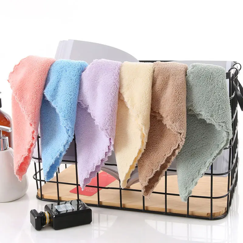 Wholesale custom personalized soft weave tea towel sublimation washcloth bulk kitchen dry towel kitchen towels supplier